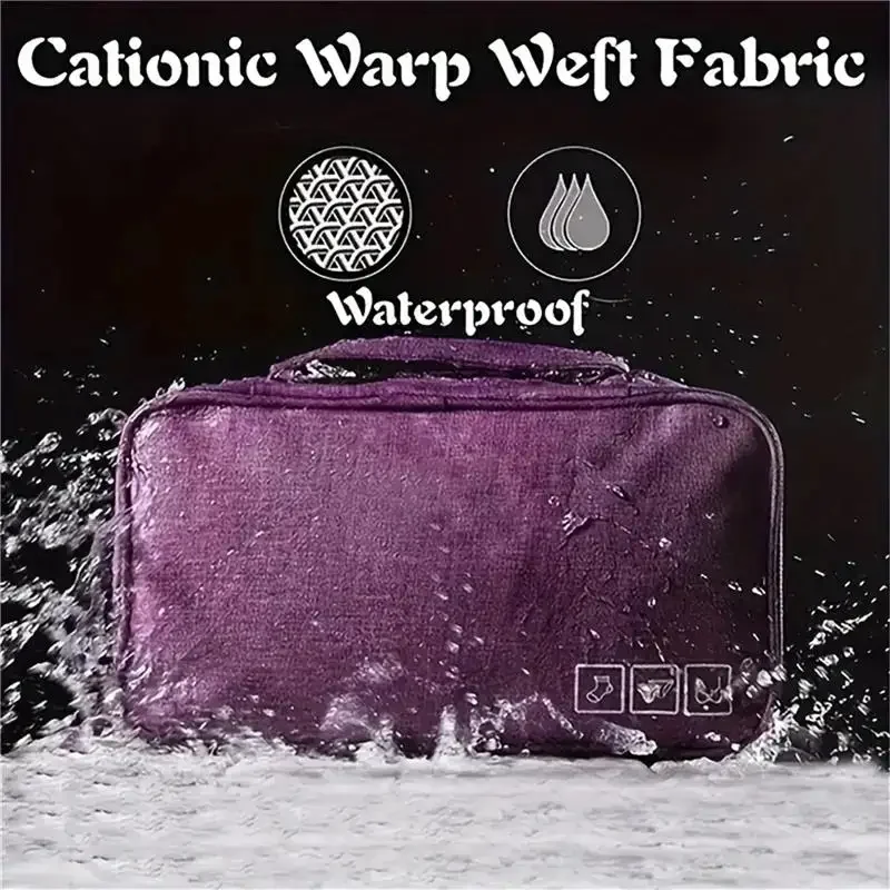 Bra Bag Cationic Foldable Underwear Storage Bag Travel Organizer Essential Sorting Clothing Separator Men Women Pouch - Image 4