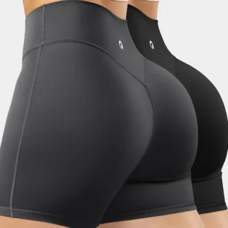 Summer Women's High-Waist Breathable Yoga Shorts High Elastic Running Tights Leggings Cycling Workout Gym Sports Shorts