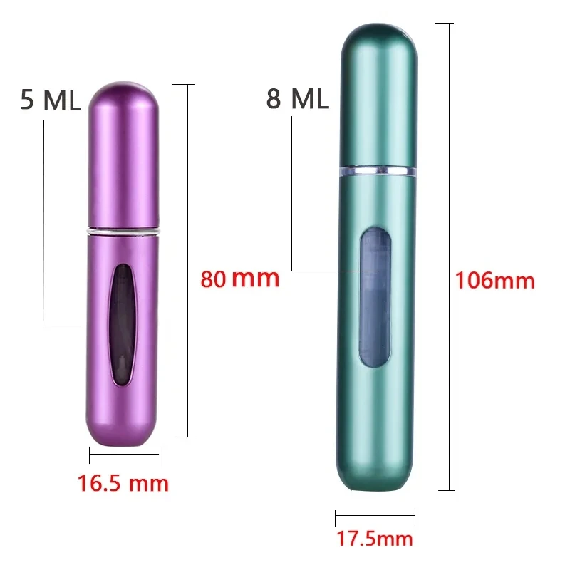 Refillable Mini Perfume Bottle Portable Cosmetic Bottle Spray Bottle Atomizer Spray Container Travel Refillable Bottles 8ml /5ml - Image 4