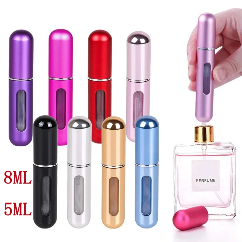 Refillable Mini Perfume Bottle Portable Cosmetic Bottle Spray Bottle Atomizer Spray Container Travel Refillable Bottles 8ml /5ml - Image 2