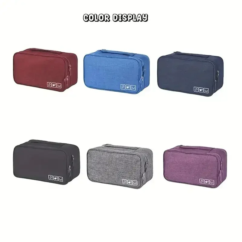 Bra Bag Cationic Foldable Underwear Storage Bag Travel Organizer Essential Sorting Clothing Separator Men Women Pouch - Image 5