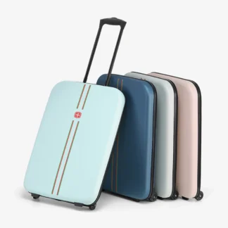 New Arrival Folding Trolley Bag 24" Luggage Case for Business Travel Lightweight Foldable School Suitcase Fashion Trunk Gift