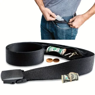 Anti Theft Belt Waist Bag, Portable Hidden Money Strap Belt, Secret Hiding Wallet Belt Waist Bag